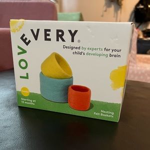 Lovevery felt nesting cups